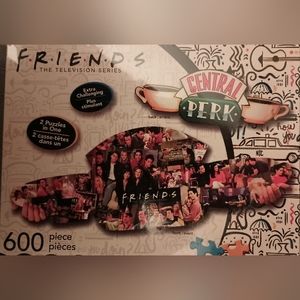 AQUARIUS FRIENDS The TV Series 2 sided Jigsaw Puzzles 600 PCs. 2 in one